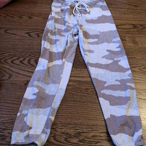 Pink camo joggers